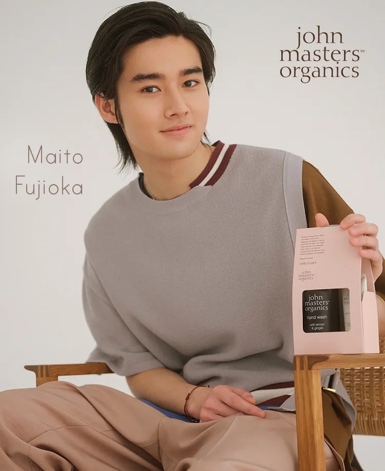 WWD Japan  –  藤岡 真威人 × John Masters Organics  KEN YOSHIMURA HAIR
